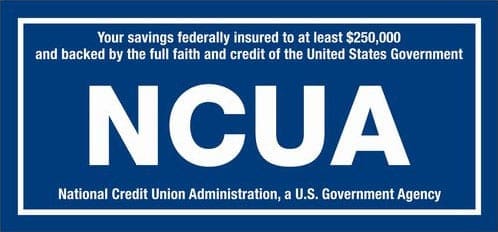 ENGLISH insurance label ncua logo